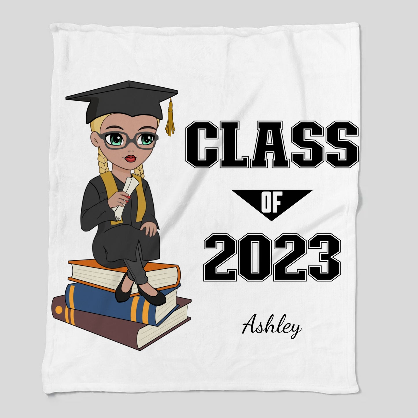 Create your own - personalized - Cozy Plush Fleece Blanket – 50×60