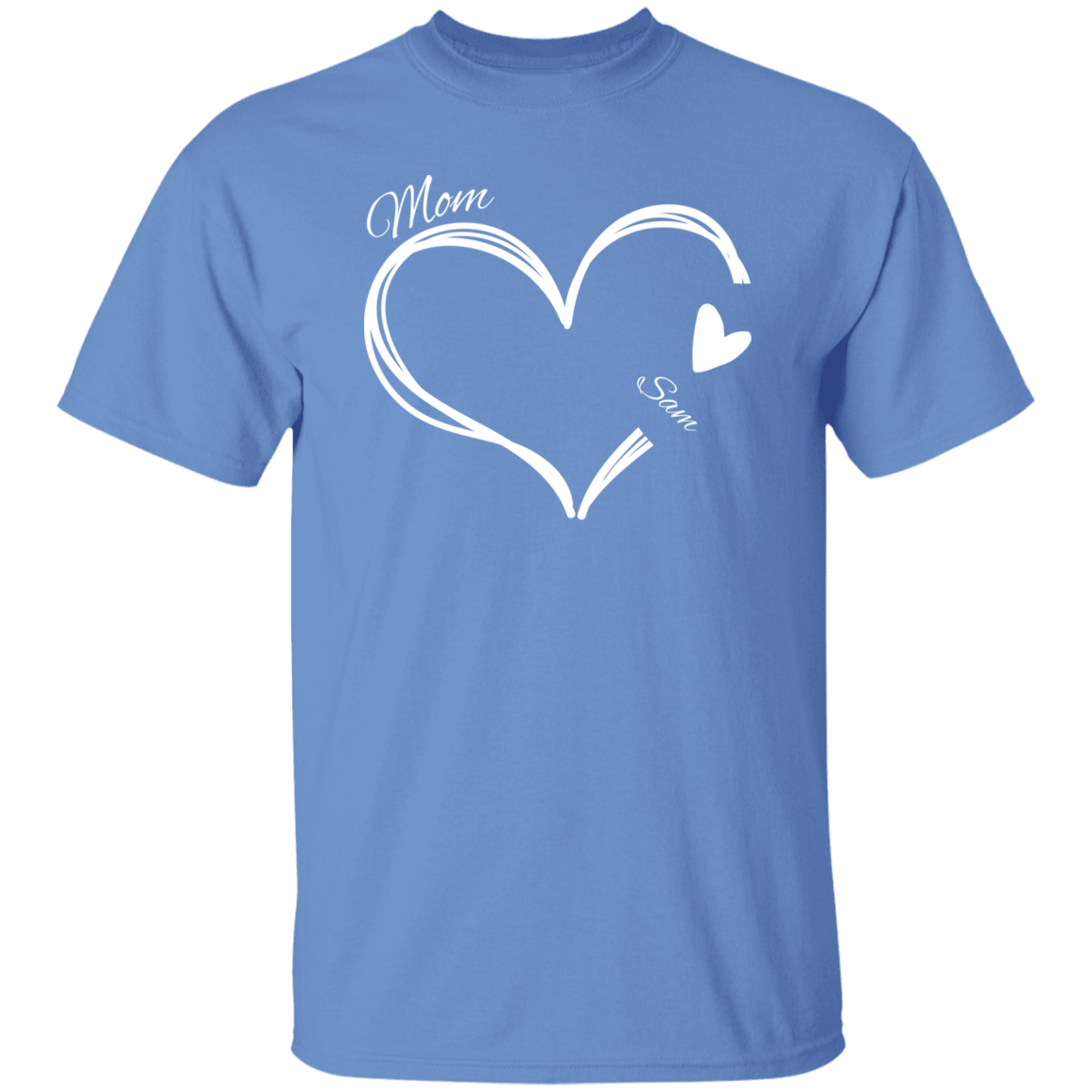 Personalized Heart T Shirt | Mothers Day Gifts