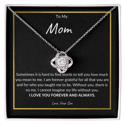 TO MOM | LOVE KNOT NECKLACE